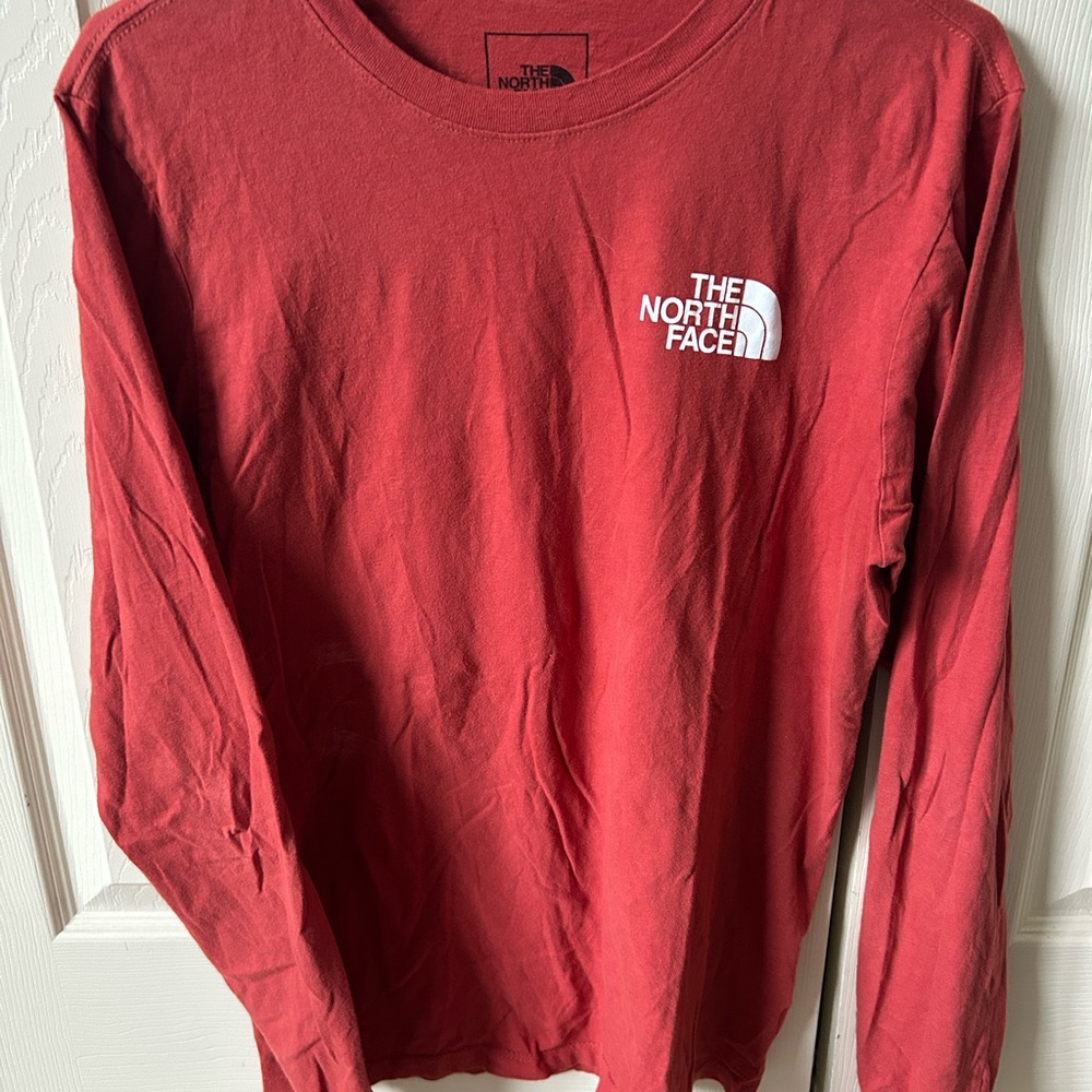 The North Face Red Long Sleeve Shirt